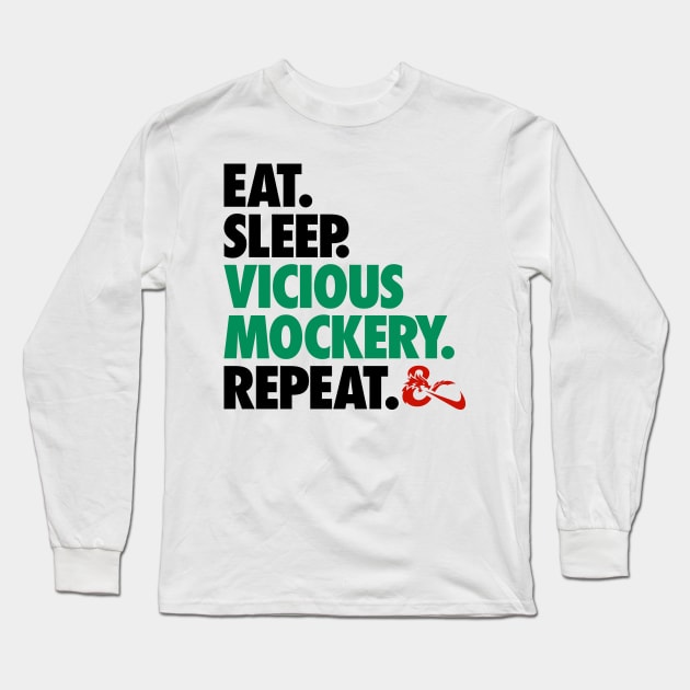 Vicious Mockery - D&D Long Sleeve T-Shirt by KidCrying